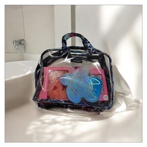 Vera Bradley Clear Carry All Spa Set